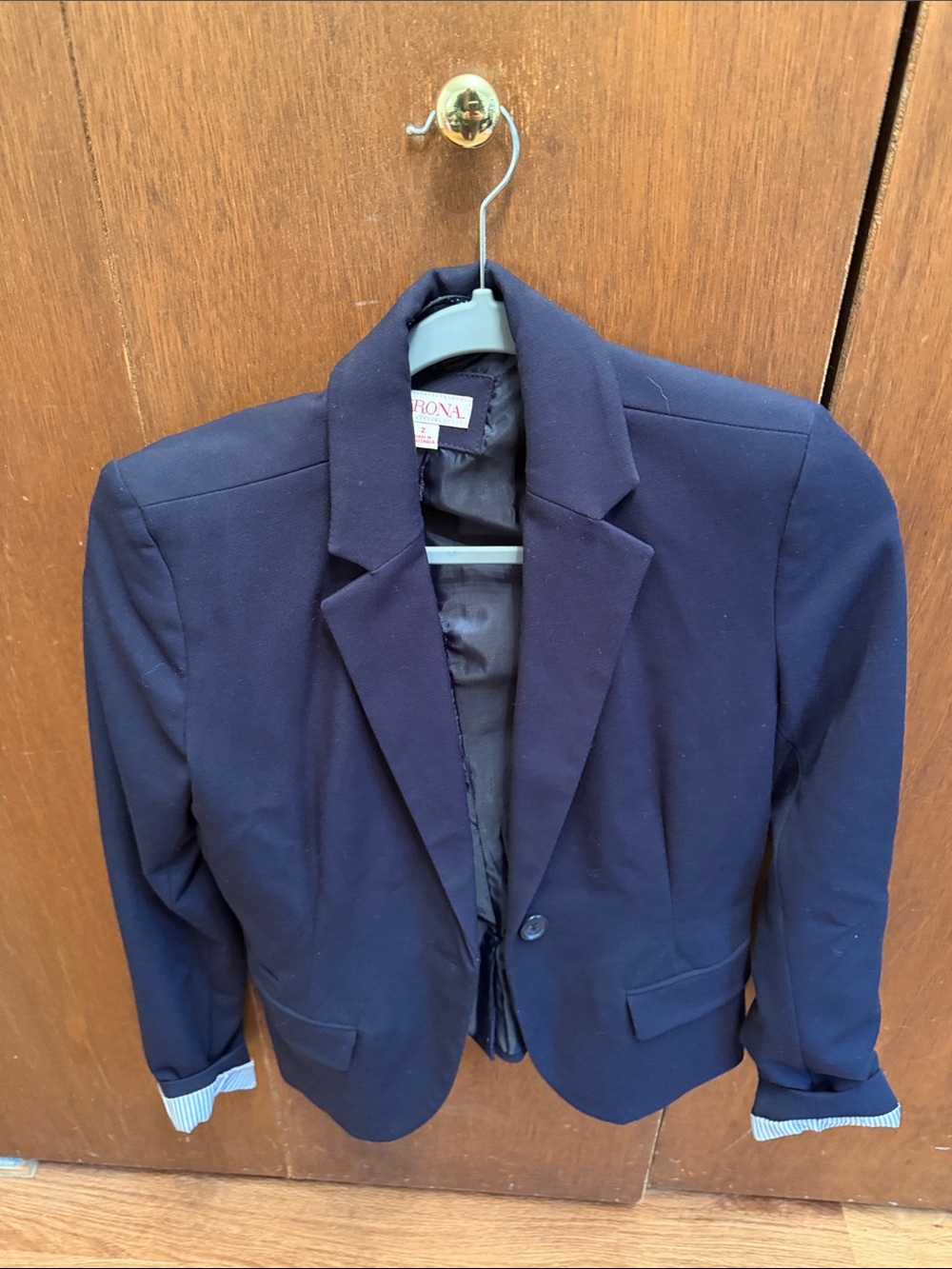 Merona Navy Women's Single-Button Blazer